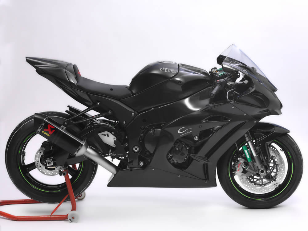 Kawasaki ZX10R 2016 in Carbonin carbon fibre fairings